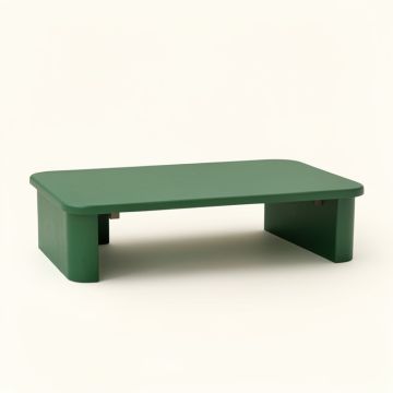 Rowan Bend Desktop Monitor Riser - Green (synthetic illustration; no displayed measurements)