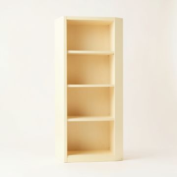 Shore Crest Narrow Cubby Tower - Cream (synthetic illustration; no displayed measurements)