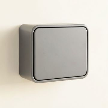 Moss Branch Wall-Mounted Entry Cabinet - Gray (synthetic illustration; no displayed measurements)