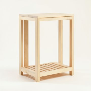 Elm Dell Freestanding Laundry Folding Counter - Beige (synthetic illustration; no displayed measurements)