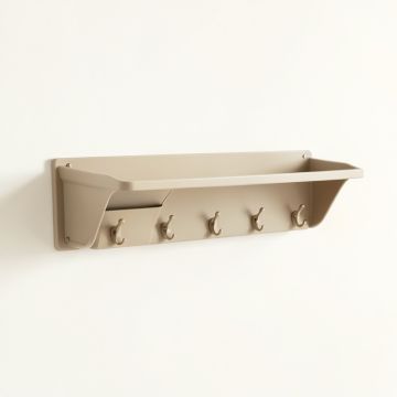 Glen Branch Wall-Mounted Entryway Organizer Shelf - Beige (synthetic illustration; no displayed measurements)