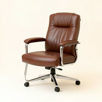 Harith Office Genuine Leather Executive Chair (synthetic illustration; no displayed measurements)