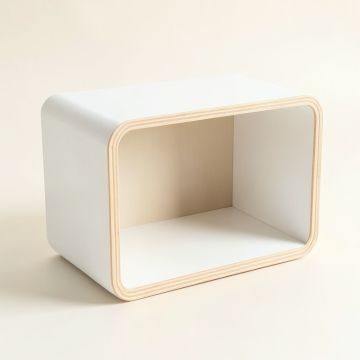 Oak Bluff Low Toy Storage Unit - White (synthetic illustration; no displayed measurements)