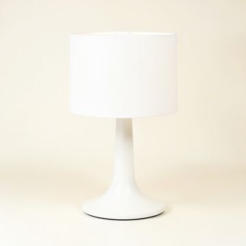 Moonya 23 '' White Table Lamp (synthetic illustration; no displayed measurements)