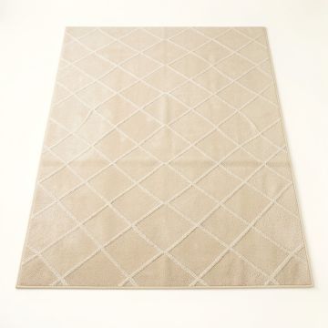 Heath Branch Rectangular Area Rug - Beige (synthetic illustration; no displayed measurements)