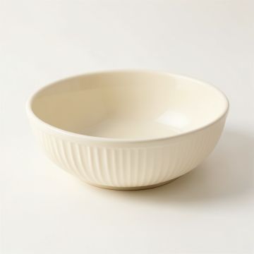 Flint Branch Dining Bowl - Cream (synthetic illustration; no displayed measurements)