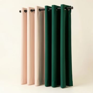 Tawanda Absolute Zero Max Blackout Thermal Grommet Single Curtain Panel (synthetic illustration; no displayed measurements)