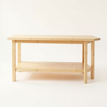 Summit Crossing Empty Workshop Workbench - Beige (synthetic illustration; no displayed measurements)