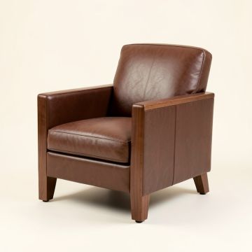 24 '' Wide Barrel Chair (synthetic illustration; no displayed measurements)