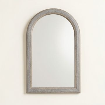 Cove Crest Framed Wall Mirror - Gray (synthetic illustration; no displayed measurements)