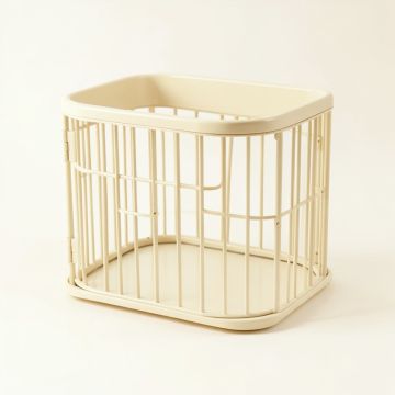 Rowan Bluff Empty Furniture-Style Pet Crate - Ivory (synthetic illustration; no displayed measurements)
