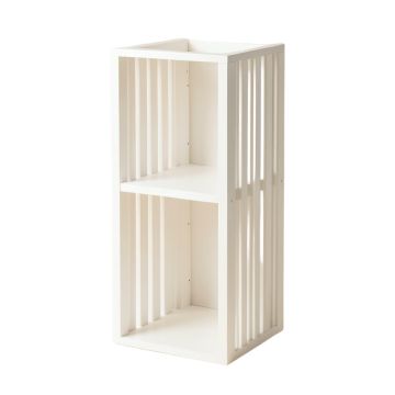 Shore Bluff Narrow Cubby Tower - White