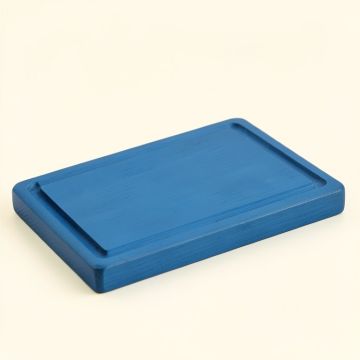Fern Bend Cutting Board - Blue (synthetic illustration; no displayed measurements)
