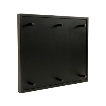 Cove Dell Empty Wall-Mounted Tool Organizer Panel - Black (synthetic illustration; no displayed measurements)