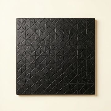 Glen Brook Uninstalled Square Decorative Tile - Black (synthetic illustration; no displayed measurements)