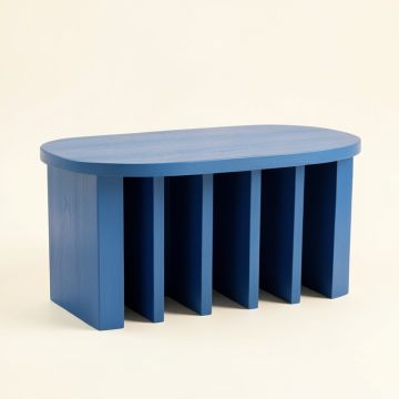 Elm Branch Shoe Storage Bench - Blue (synthetic illustration; no displayed measurements)