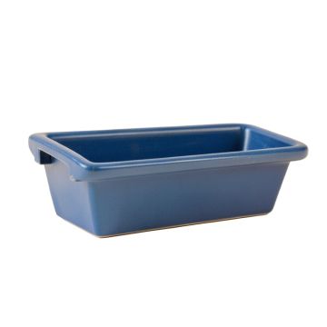 Shore Arc Empty Railing Planter With Integral Brackets - Blue