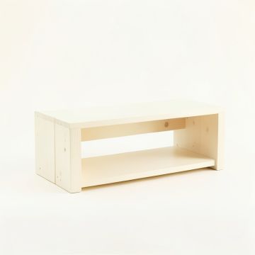 Brook Canyon Narrow Outdoor Storage Bench - Ivory (synthetic illustration; no displayed measurements)