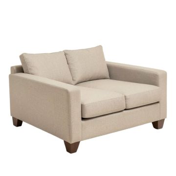 Tampa 72 '' Linen Square Arm Sofa Bed