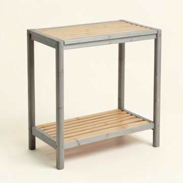 Harbor Bend Freestanding Laundry Folding Counter - Gray (synthetic illustration; no displayed measurements)