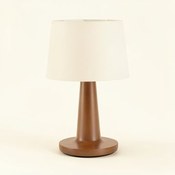 16 '' Light Brown Bedside Table Lamp (synthetic illustration; no displayed measurements)
