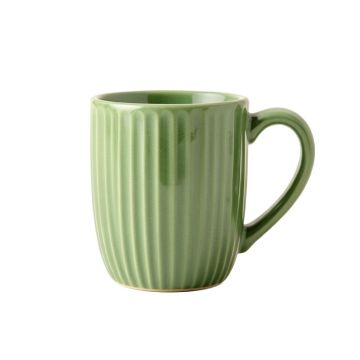 Juniper Arc Ceramic Mug - Green