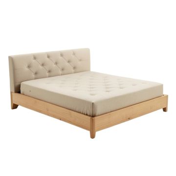 Colleen Tufted Upholstered Low Profile Platform Bed (synthetic illustration; no displayed measurements)