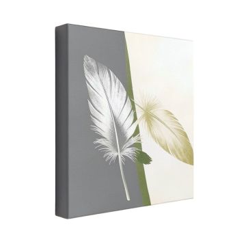 Feather Ii Graphic Art On Wrapped Canvas