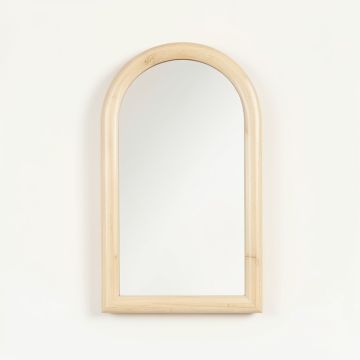 Rowan Bluff Framed Wall Mirror - Cream (synthetic illustration; no displayed measurements)