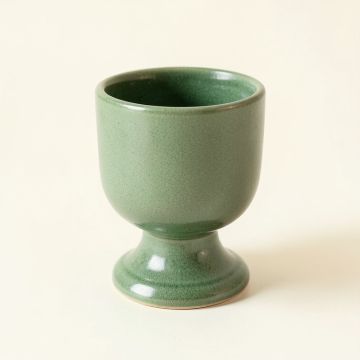 Wren Branch Empty Candle Holder - Green (synthetic illustration; no displayed measurements)