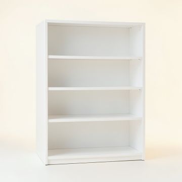 Ash Arc Freestanding Bookcase (synthetic illustration; no displayed measurements)