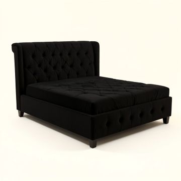 Gullickson Queen Tufted Upholstered Low Profile Platform Bed (synthetic illustration; no displayed measurements)