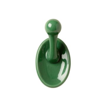 Flint Bridge Wall-Mounted Robe Hook - Green