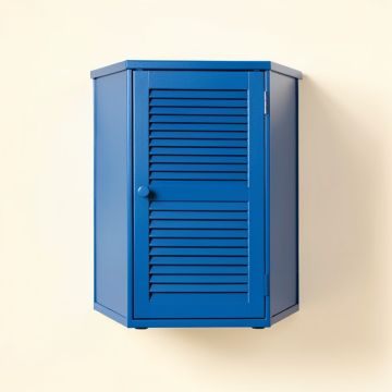 Spruce Canyon Wall-Mounted Laundry Cabinet - Blue (synthetic illustration; no displayed measurements)