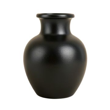 Laurel Bend Empty Decorative Vase - Black