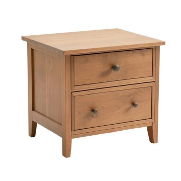 Nova 2 Drawer End Table With Storage (synthetic illustration; no displayed measurements)