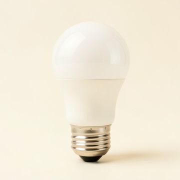 60 Watt Equivalent , A19 Led , Dimmable Light Bulb , E26/Medium ( Standard ) Base (synthetic illustration; no displayed measurements)