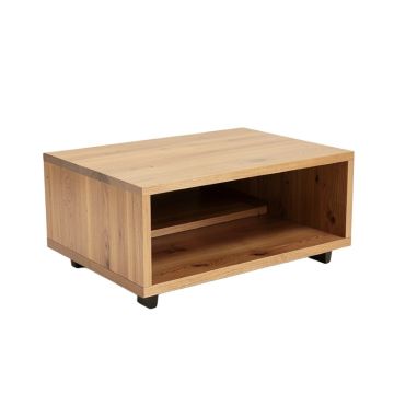 Bartron Solid Wood Coffee Table With Storage
