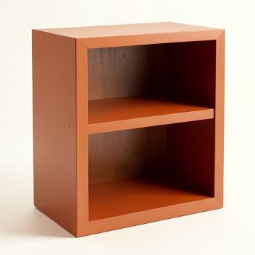 Fern Bend Empty Mug-Storage Cabinet Insert - Terracotta (synthetic illustration; no displayed measurements)
