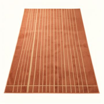Linden Branch Rectangular Area Rug - Terracotta (synthetic illustration; no displayed measurements)