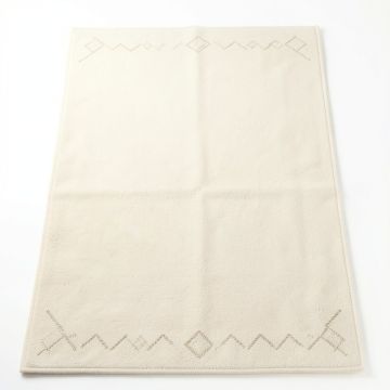 Reed Arc Rectangular Area Rug - Cream (synthetic illustration; no displayed measurements)