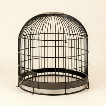 Borst 18.13 '' Steel Dome Table Top Bird Cage With Perch (synthetic illustration; no displayed measurements)