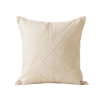 Cedar Crossing Filled Accent Pillow - Beige