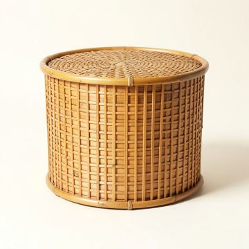 Bambo Round Laundry Hamper (synthetic illustration; no displayed measurements)