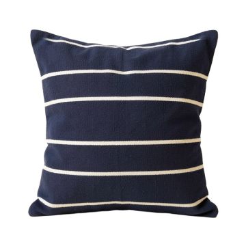 Heath Crest Filled Accent Pillow - Navy