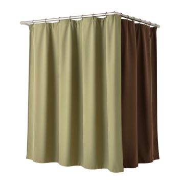 Docia Solid Color Single Shower Curtain