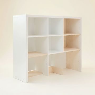 Dawn Crossing Desktop Shelving Unit - White (synthetic illustration; no displayed measurements)