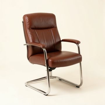 Genuine Leather Conference Chair (synthetic illustration; no displayed measurements)