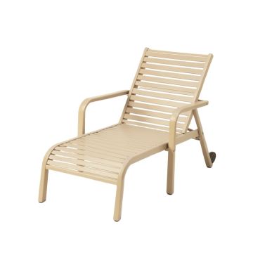 Willow Bridge Outdoor Lounge Chair - Beige
