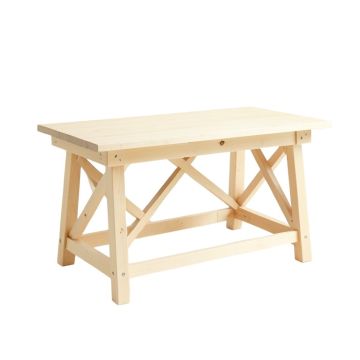 Dawn Bluff Empty Workshop Workbench - Ivory